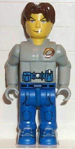LEGO Minifigure-Jack Stone - Gray Jacket, Blue legs-4 Juniors / Jack Stone-JS004-Creative Brick Builders